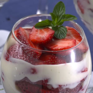 Strawberries-and-Cream Parfaits