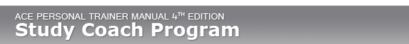 American Council on Exercise | ACE Personal Trainer Manual Study Coach Program
