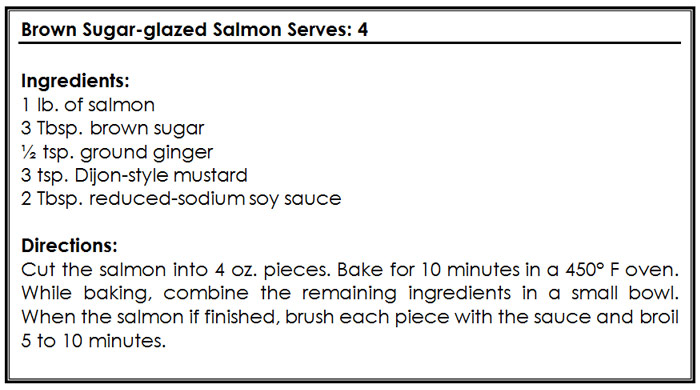 Brown sugar glazed Salmon recipe