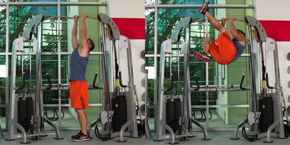 Mixed Grip Pull-up 