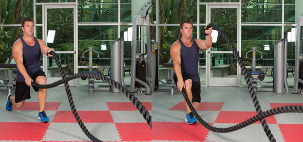 Reverse Lunge Waves
